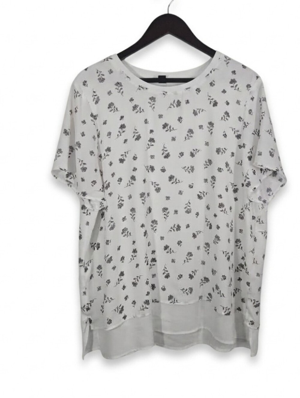 Hilary Radley white printed blouse